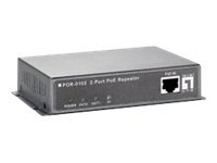 LevelOne POR-0102 2-Port PoE Repeater - Repeater - 2 Anschlüsse