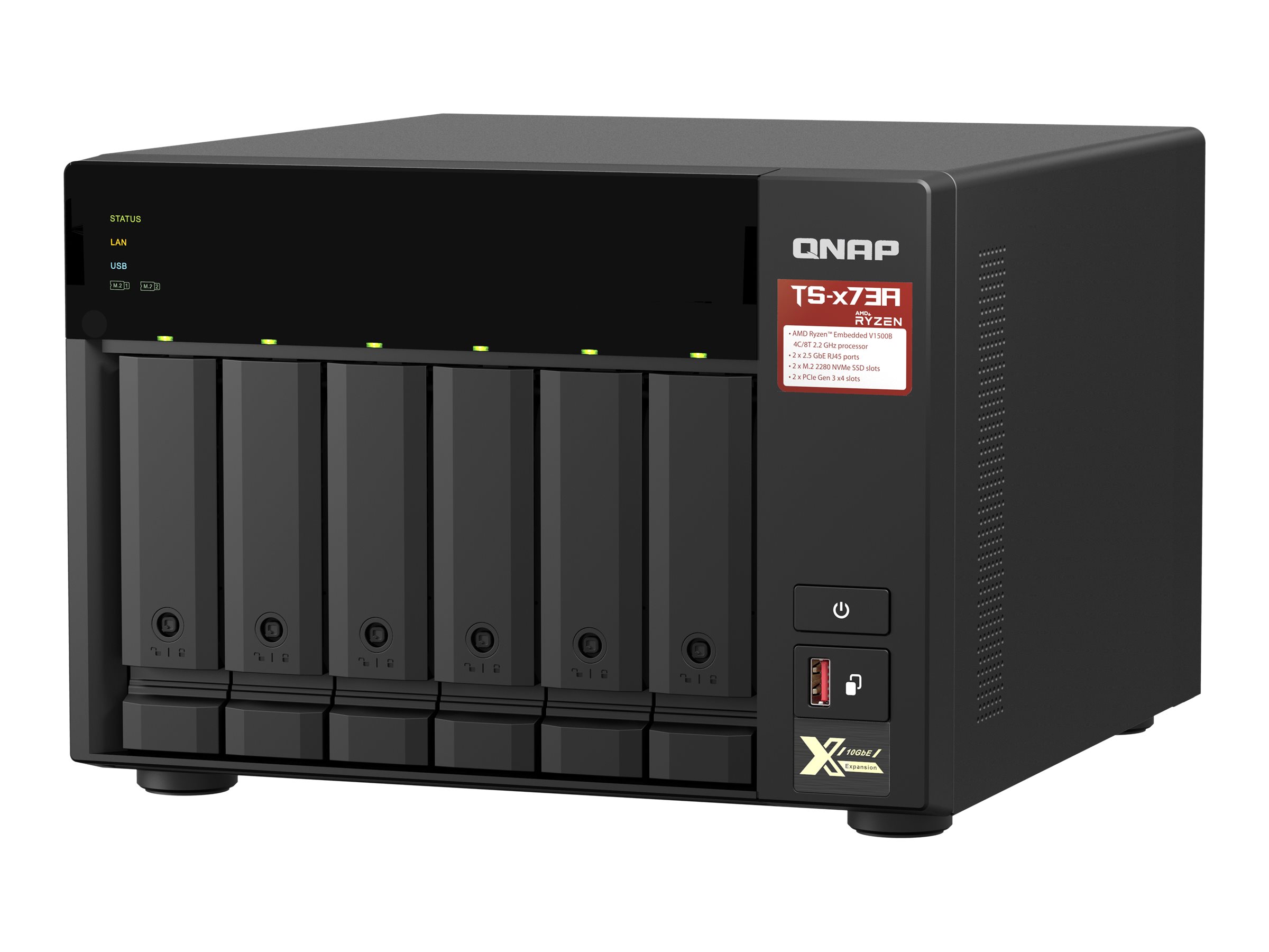 TS-673A-8G 4713213518830 QNAP TS-673A - NAS-Server - 6  Etree Shop Deutschland online 1