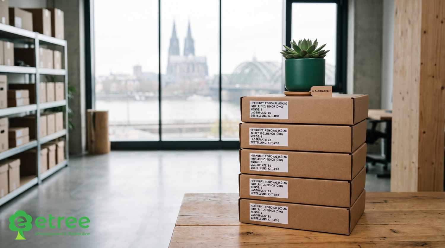 Nachhaltige IT-Beschaffung aus der Region Köln mit kurzen Transportwegen