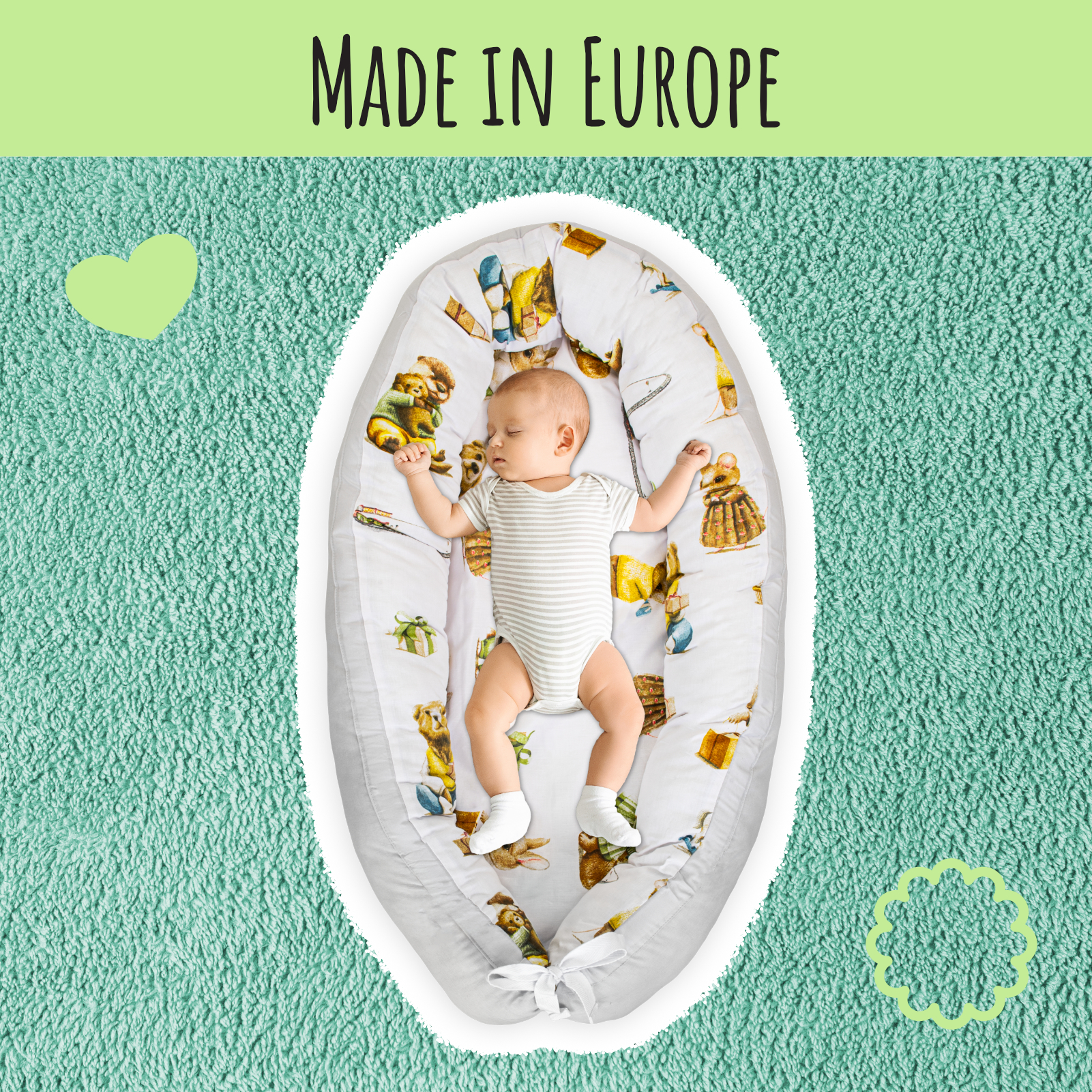 LUL-BN-GRGE 5906118630212 lulando BABYNEST 80 X 45 CM GR Etree Shop Deutschland online 4