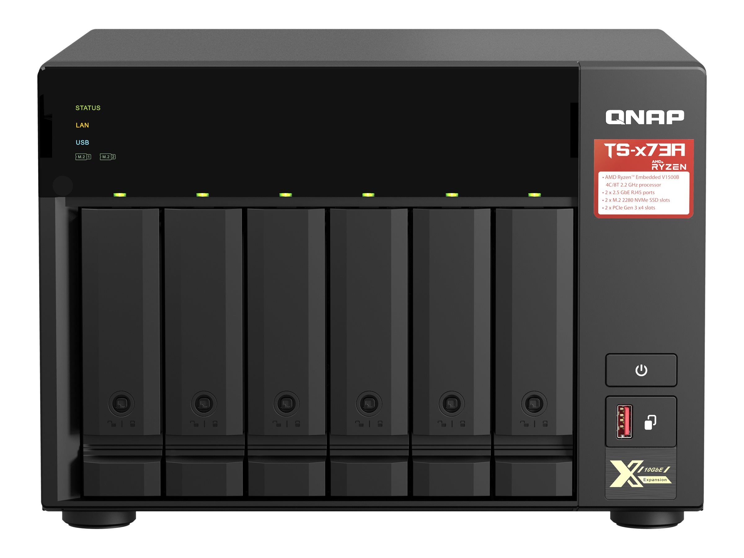 TS-673A-8G 4713213518830 QNAP TS-673A - NAS-Server - 6  Etree Shop Deutschland online 3