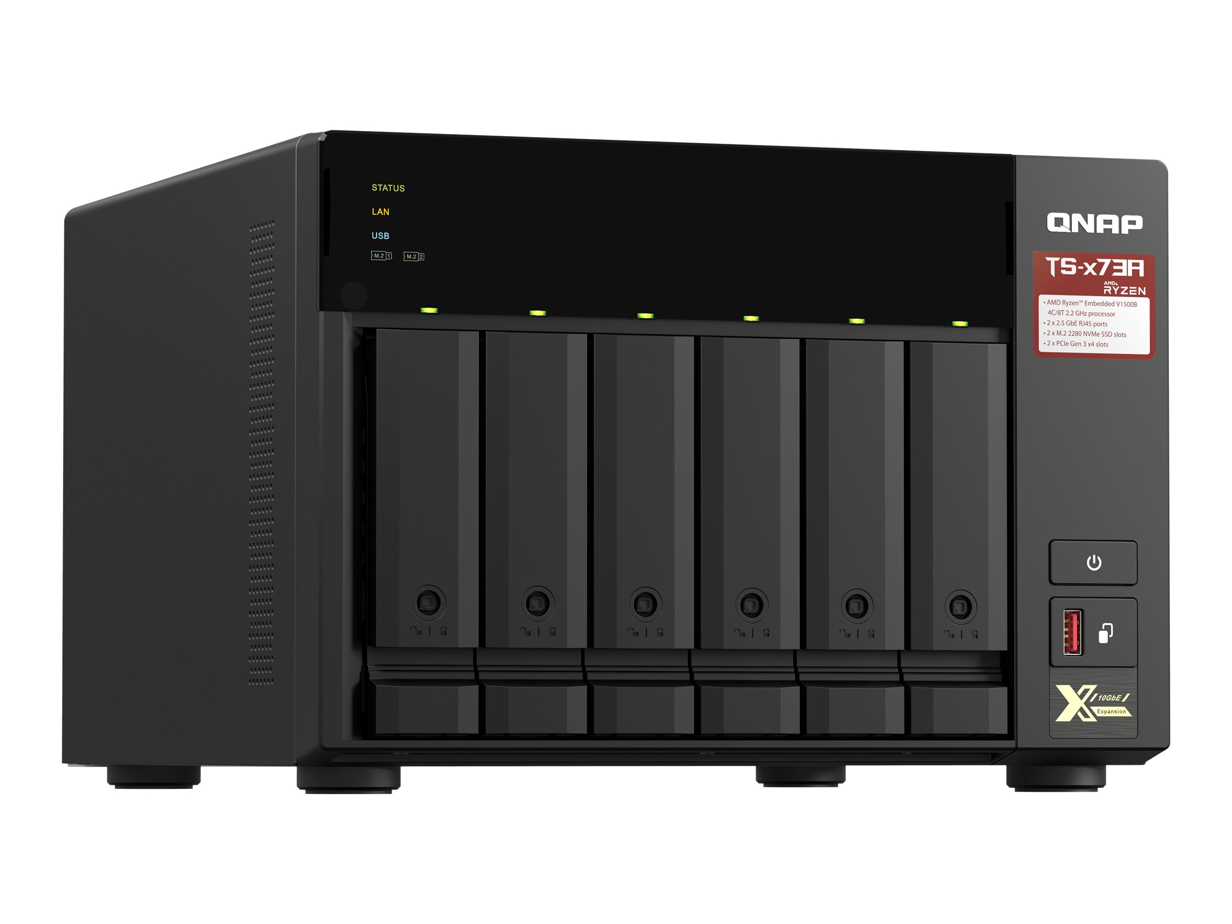 TS-673A-8G 4713213518830 QNAP TS-673A - NAS-Server - 6  Etree Shop Deutschland online 2