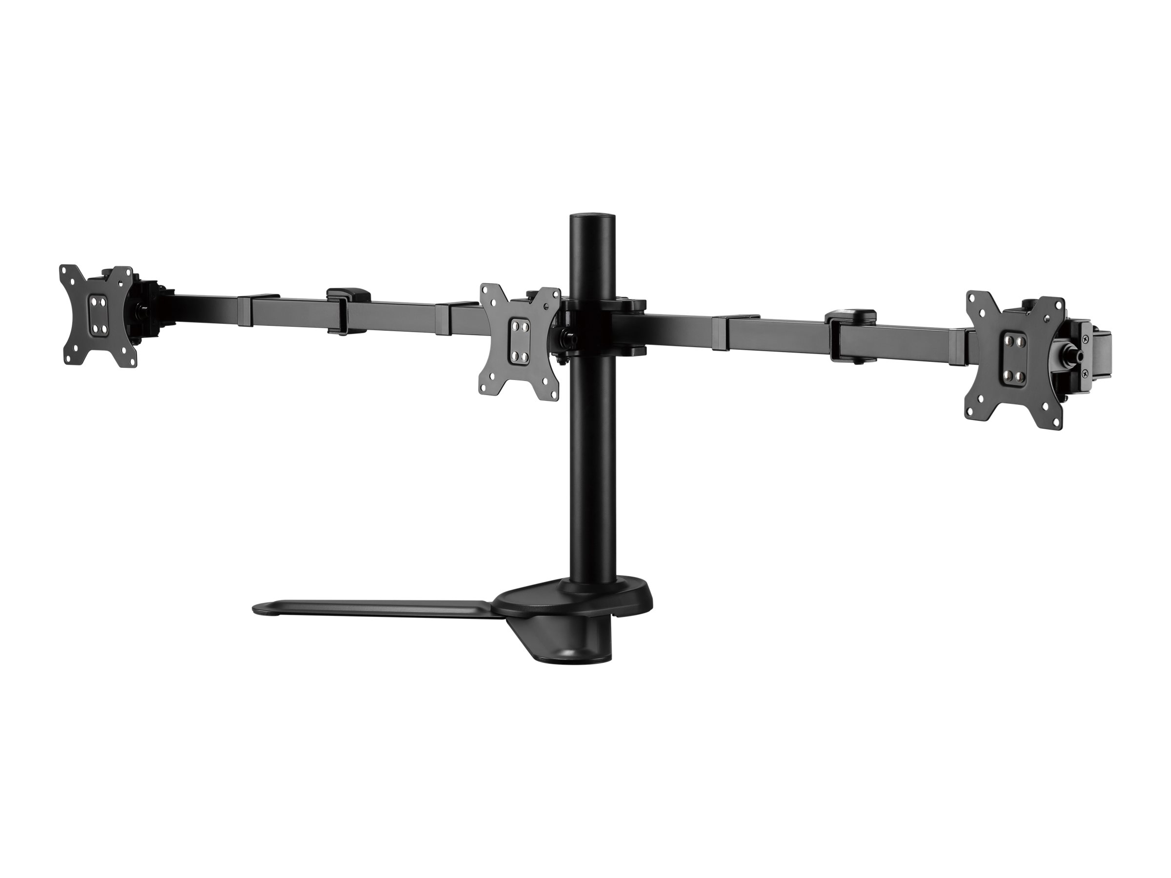 Equip Pro - Aufstellung - neigbar - für 3 LCD-Anzeigen - Schwarz - Bildschirmgröße: 43.2-68.6 cm (17